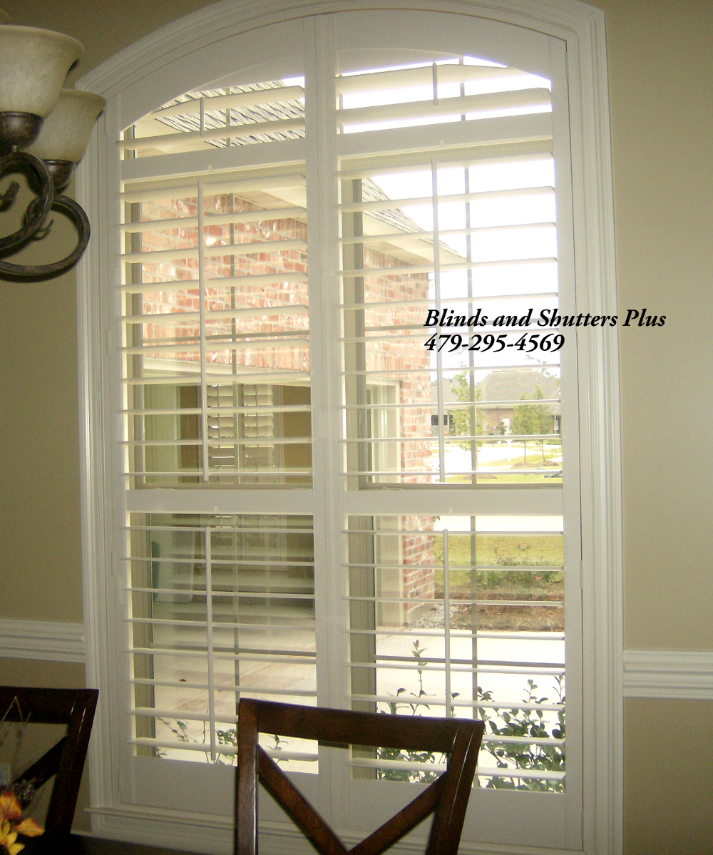 Arched Window Covering Blinds And Shutters Plus